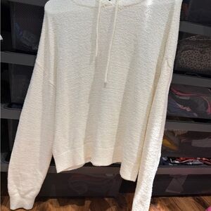 SO Soft Cream hooded Pullover
